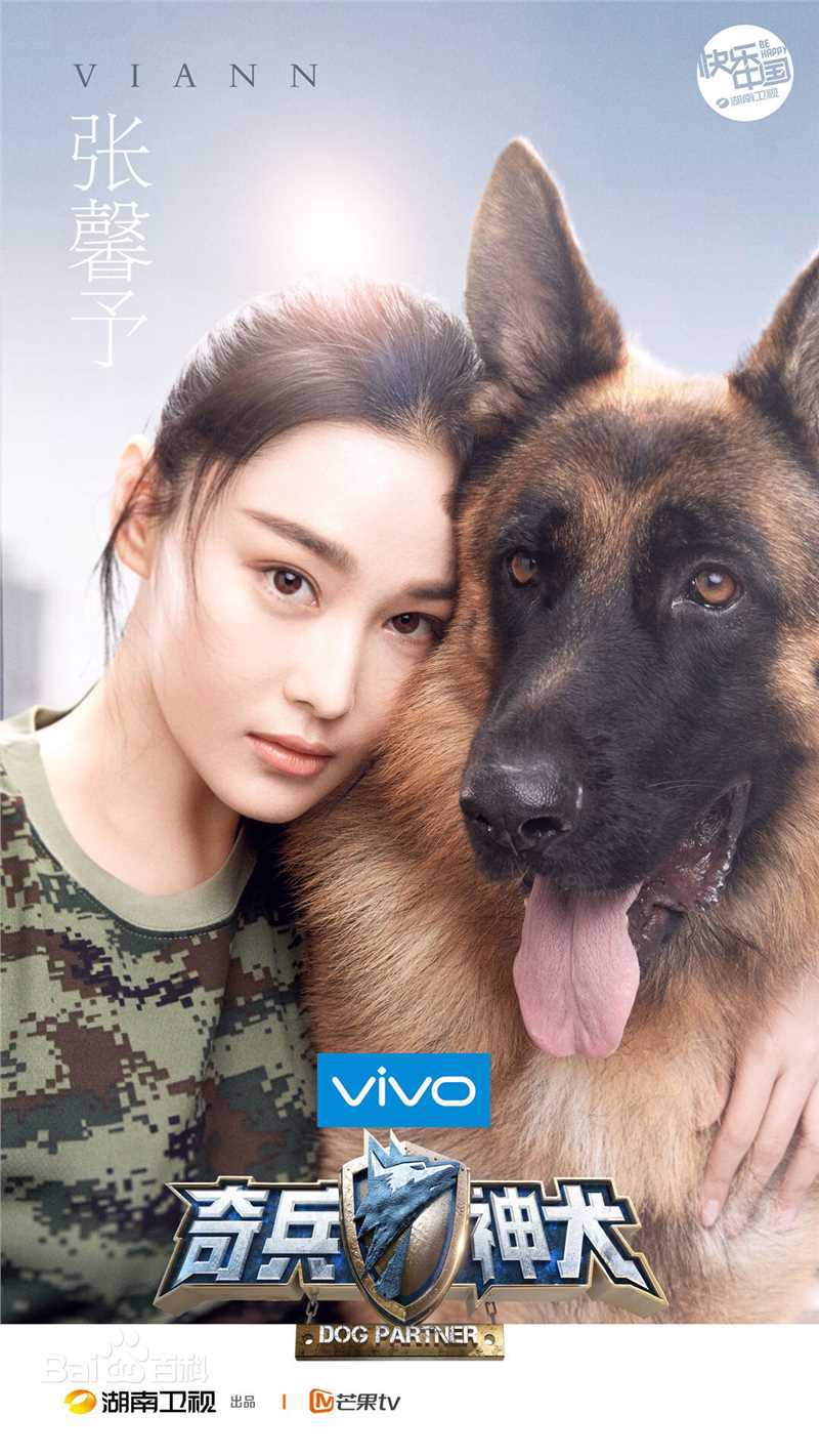 张馨予(Viann)奇兵神犬前后照片
