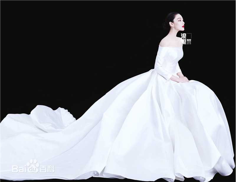张馨予(Viann)结婚照前后照片