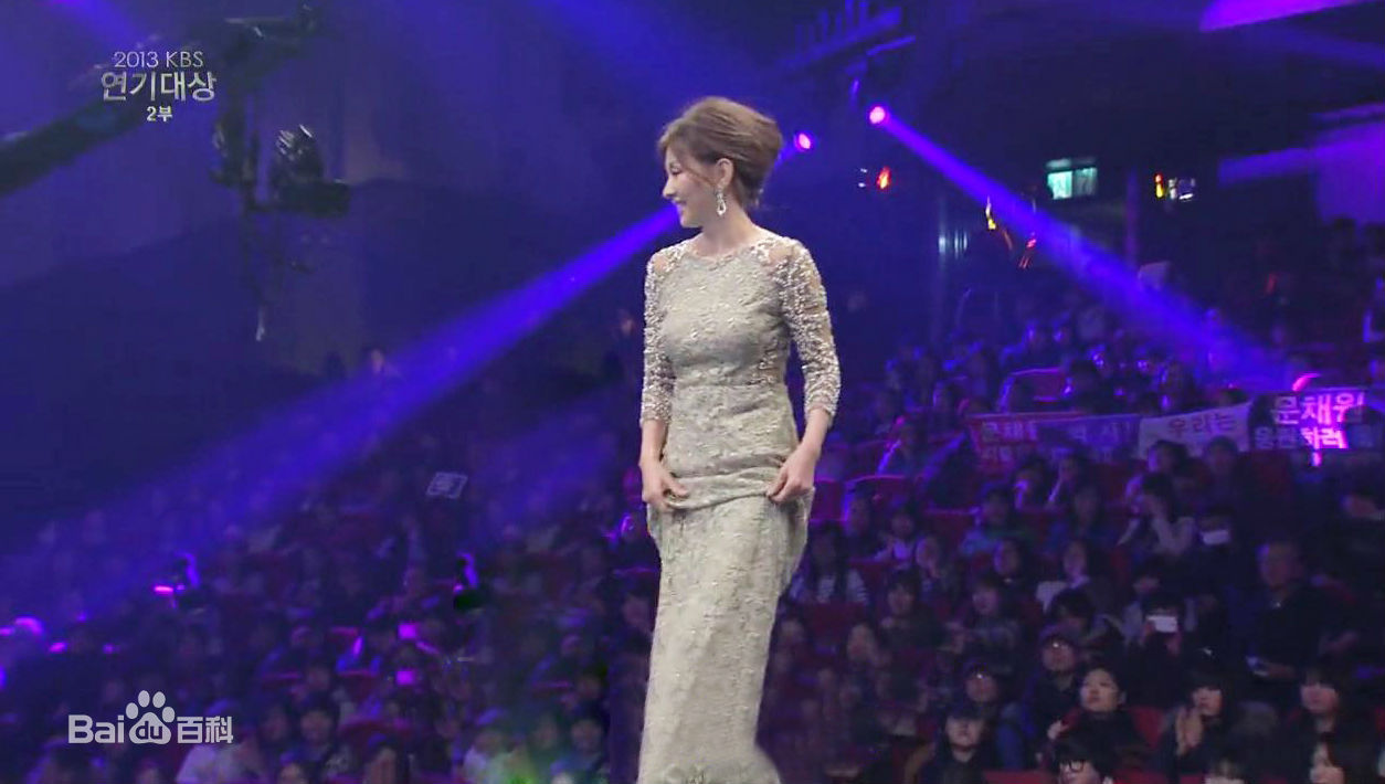 李美淑(，Lee Mi Sook)2013年12月31日 KBS演技大赏图册