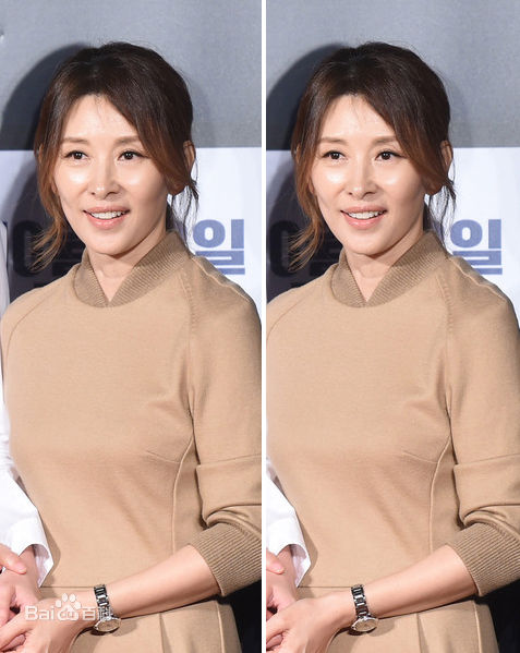 李美淑(，Lee Mi Sook)2015年电影：独家报道 良辰杀人记 宣传素颜照相册