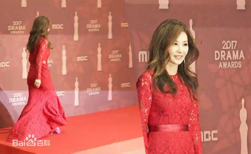 李美淑(，Lee Mi Sook)2017年12月30日 MBC演技大赏图册