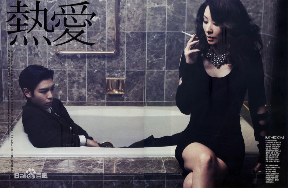 李美淑(，Lee Mi Sook)2010年： ELLE, 和TOP姐弟恋画报图册