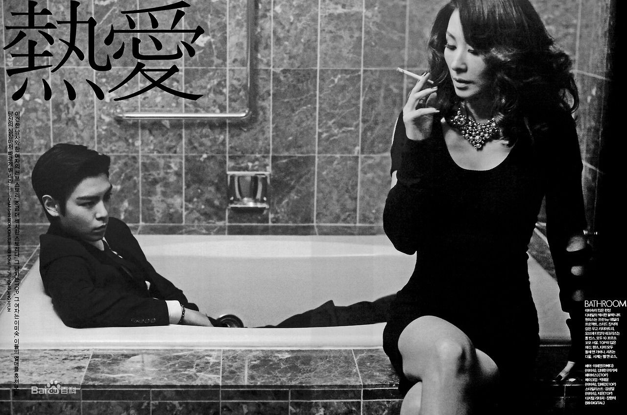 李美淑(，Lee Mi Sook)2010年： ELLE, 和TOP姐弟恋画报图册