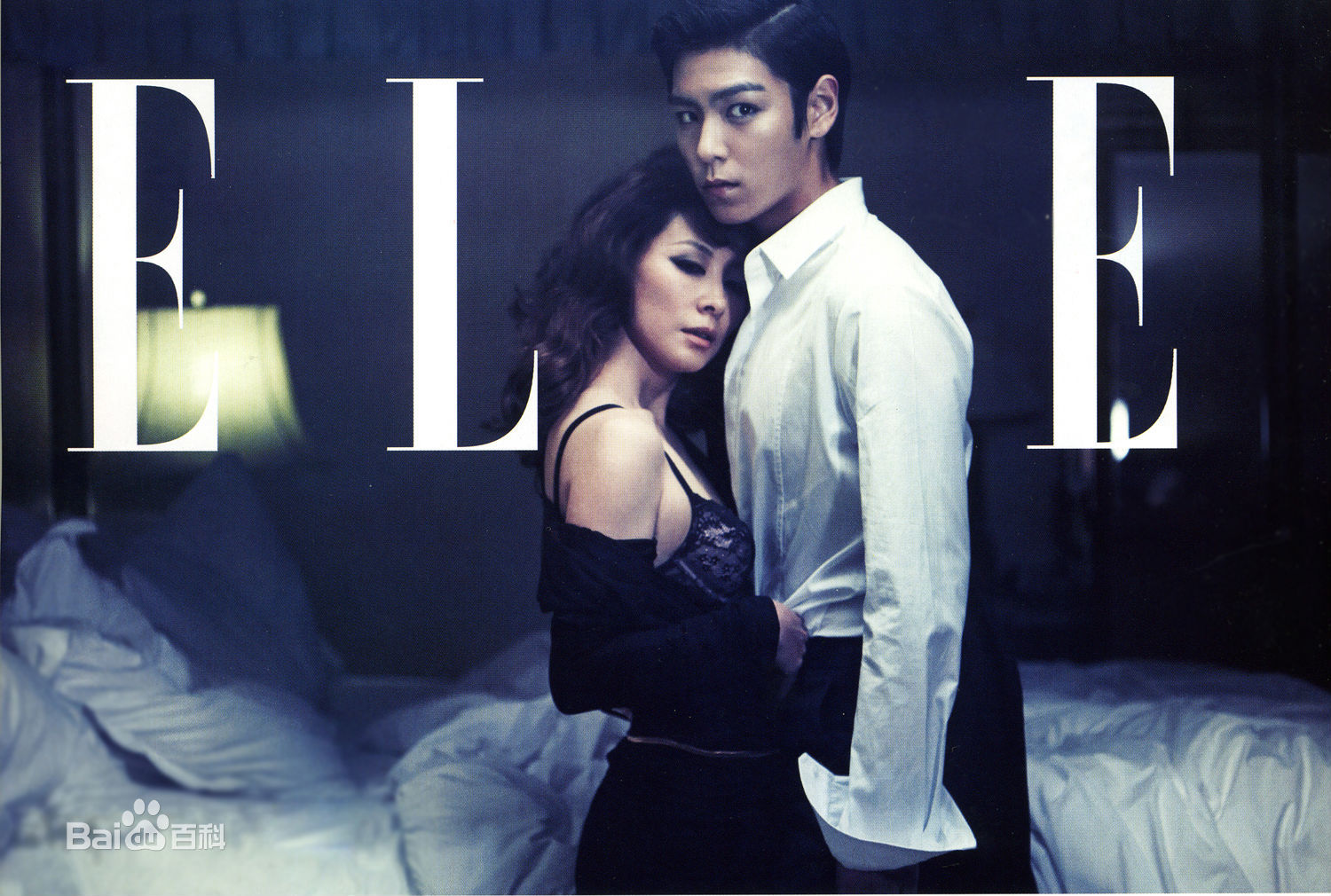 李美淑(，Lee Mi Sook)2010年： ELLE, 和TOP姐弟恋画报图册