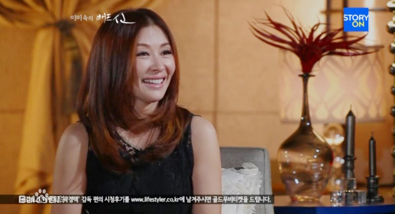 李美淑(，Lee Mi Sook)2011年 综艺的Bad  Scene前后照片