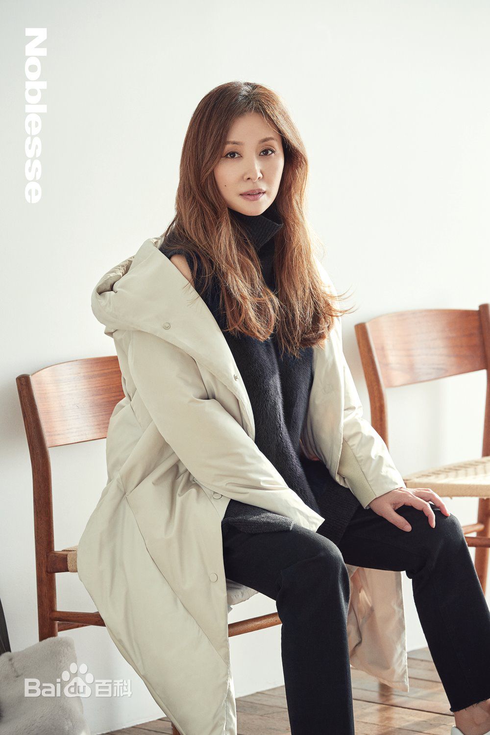 李美淑(，Lee Mi Sook)2018年11月号-Noblesse素颜照相册