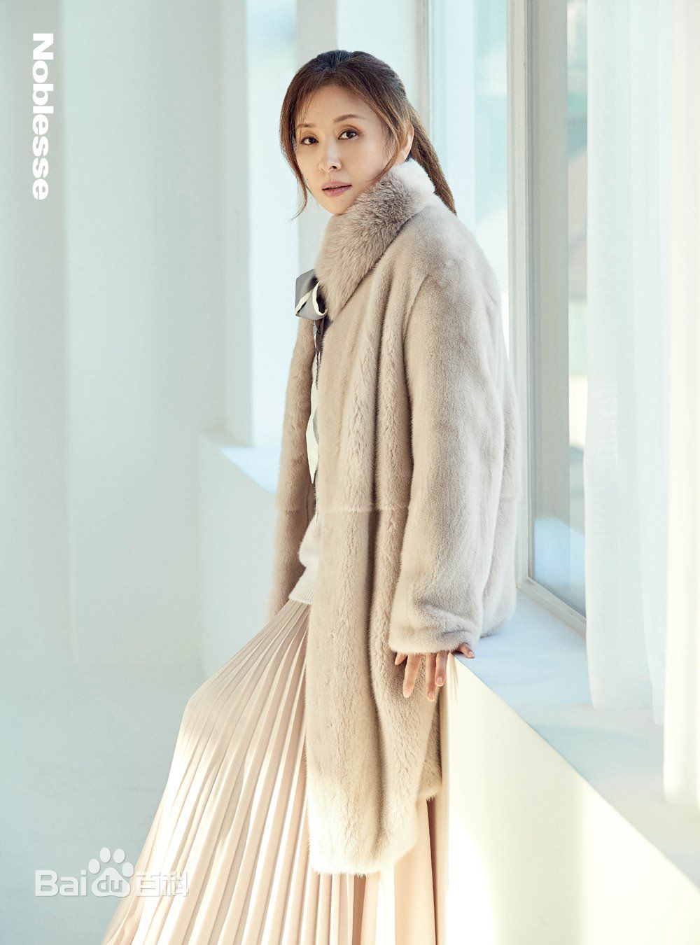 李美淑(，Lee Mi Sook)2018年11月号-Noblesse素颜照相册