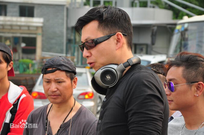 项宏敏在电影《菜鸟》现场中的