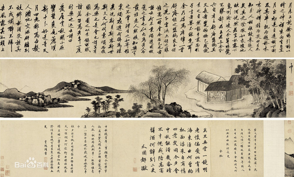 沈周书画作品图片图册