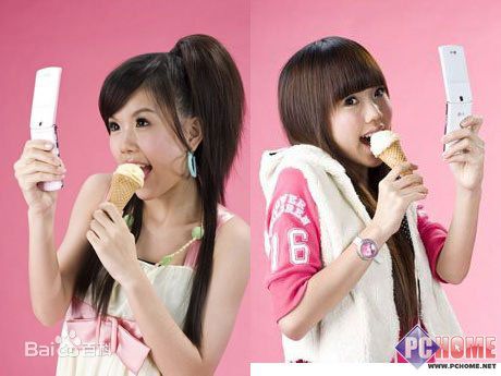 孙涵&孙雨、白纬芬&白纬玲(BY2)LG手机代言性感图片图集