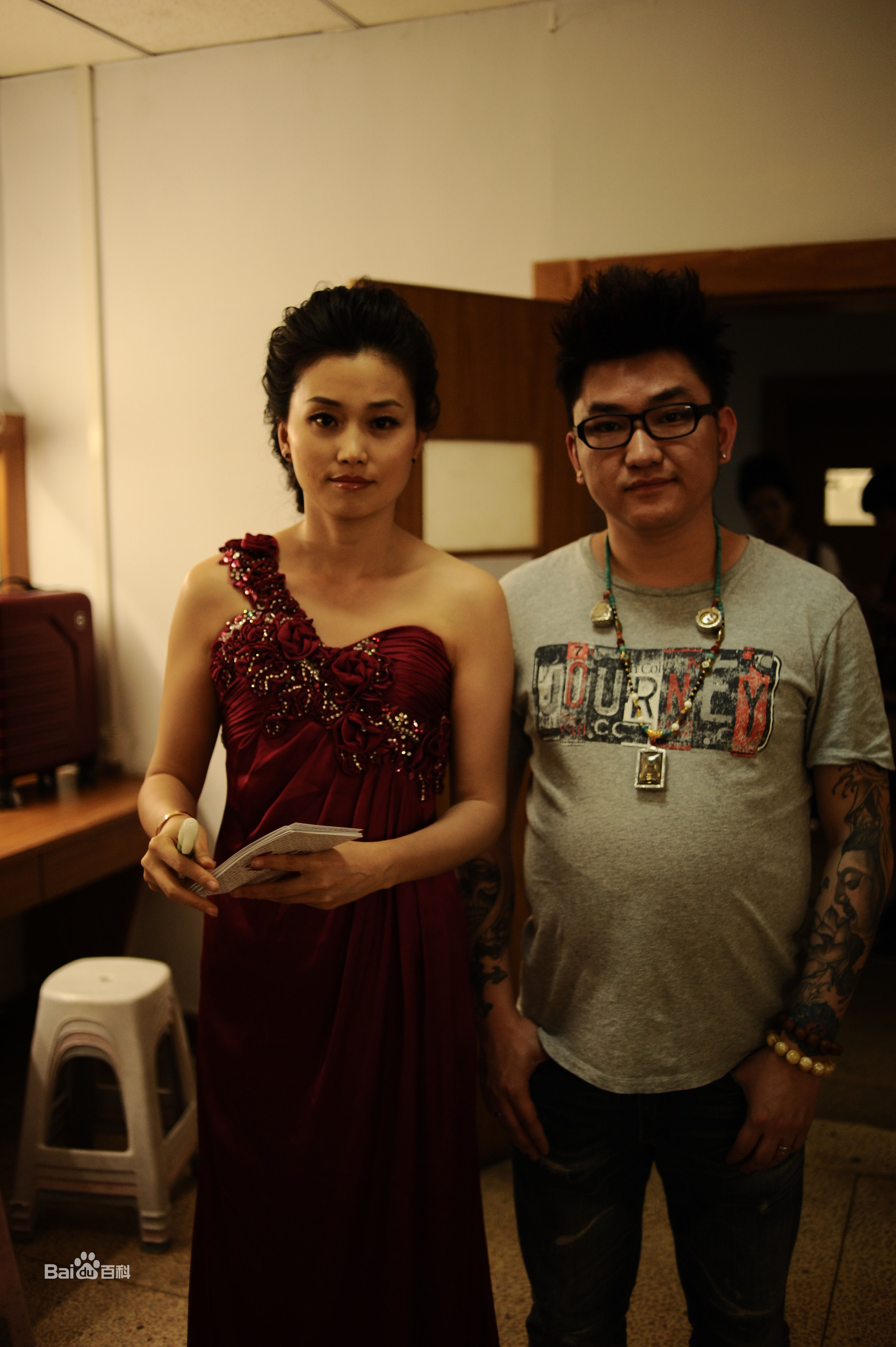 刘禹(KING)城市晚报30周年活动合影前后照片