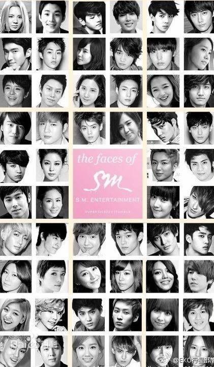 最全S.M.家族( TOWN)素颜照