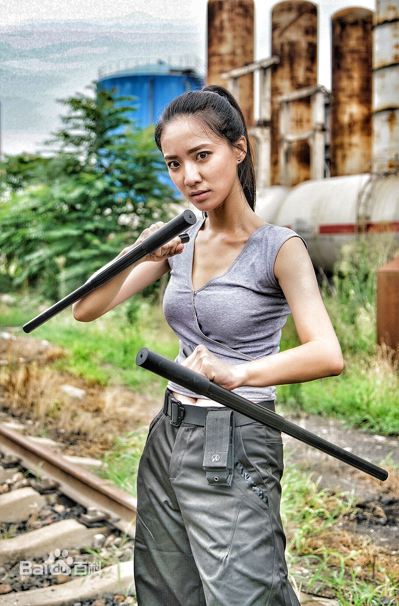 石雨晴前后照片