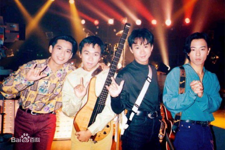 超越(Beyond)各时期成员合影前后照片