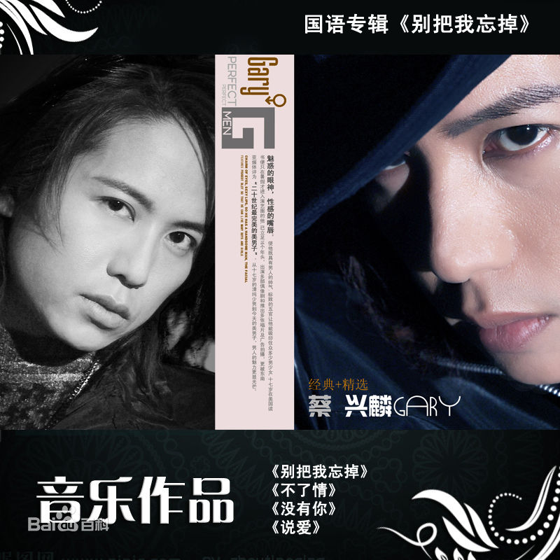 蔡兴麟(GARY)粤语/国语唱片素颜照相册