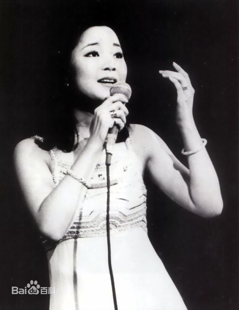 邓丽君(Teresa Teng、テレサ·テン)1977日本新桥演唱会生活照相册
