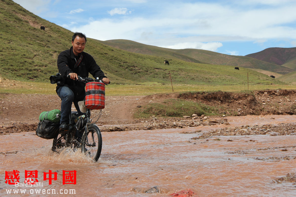 张仁杰(renjiezhang)独立承担课题的骑行在全国各地。前后照片