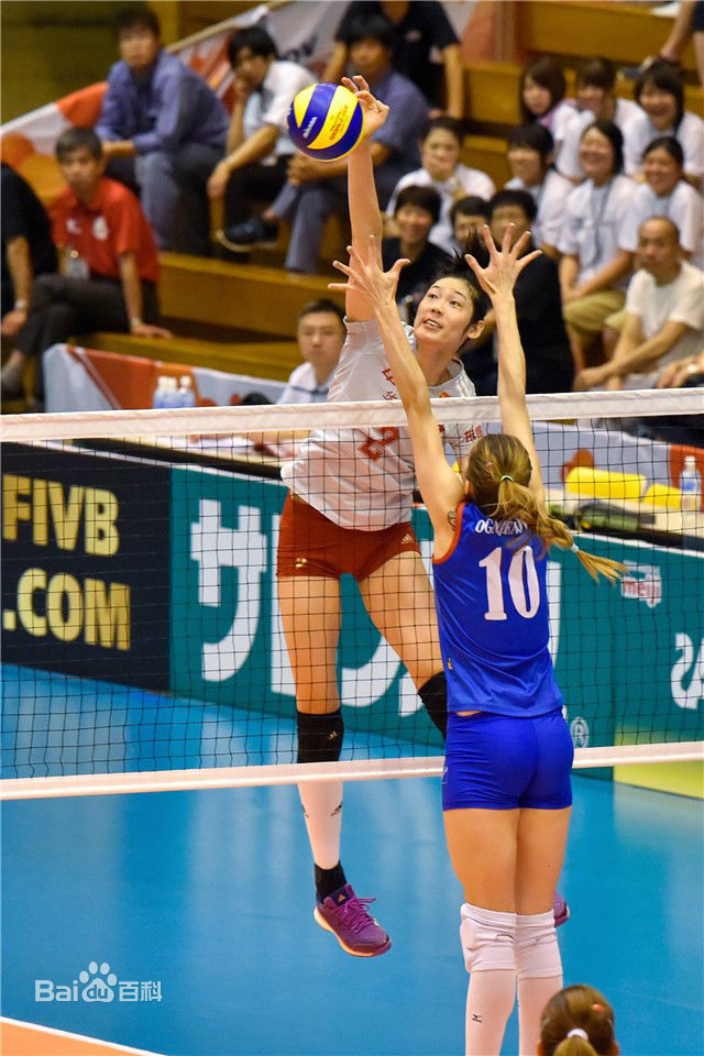 朱婷(Zhu Ting)获2015女排世界杯MVP前后照片
