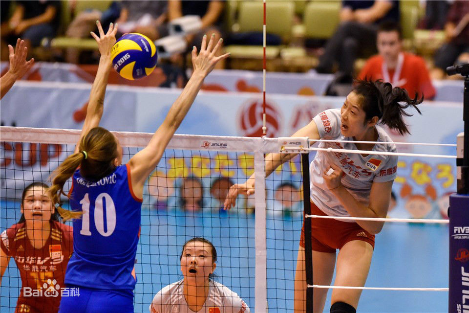 朱婷(Zhu Ting)获2015女排世界杯MVP前后照片