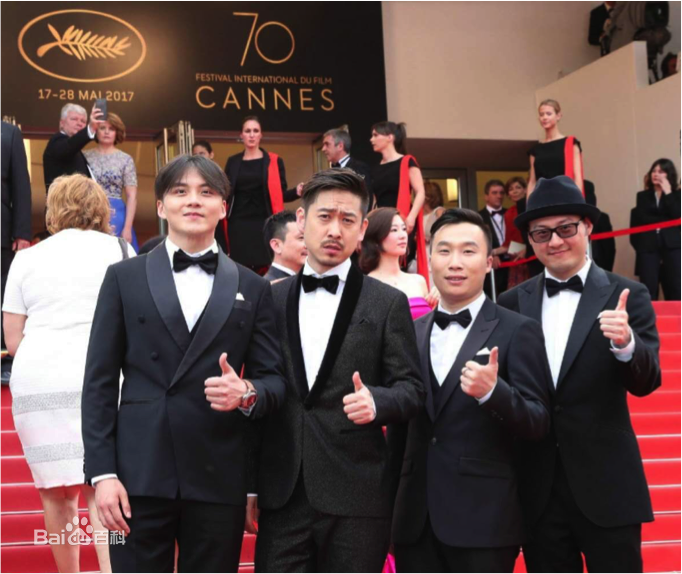 曹瑞走红毯前后照片