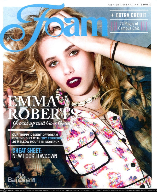 艾玛·罗伯茨(Emma Roberts)Emma素颜照相册