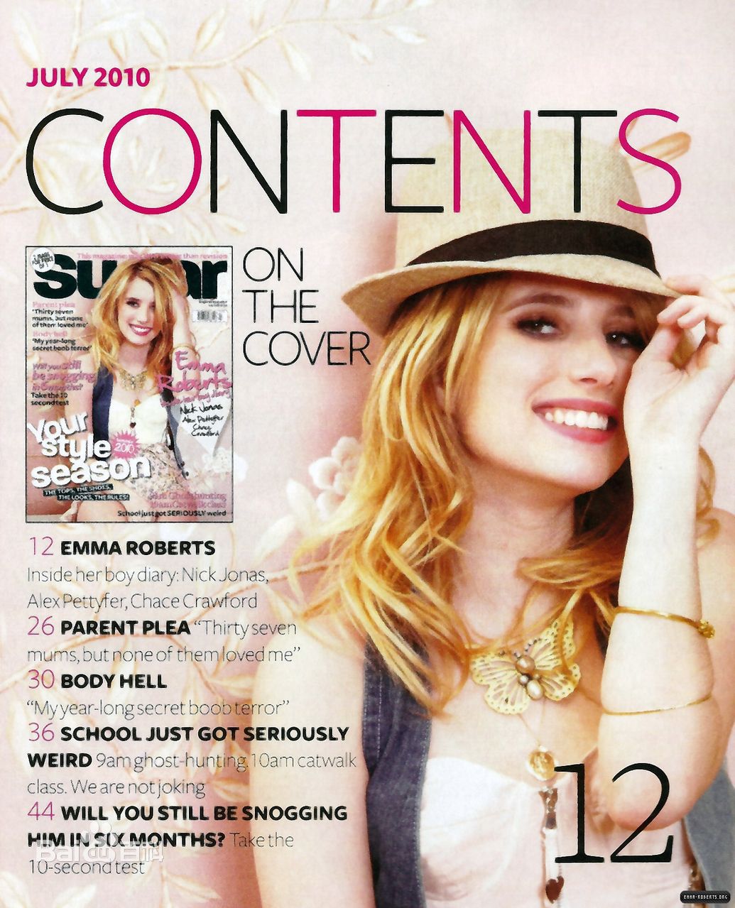 艾玛·罗伯茨(Emma Roberts)Emma素颜照相册