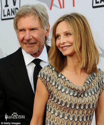 哈里森·福特(Harrison Ford)福特与妻子素颜照相册