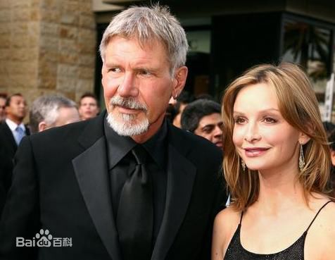 哈里森·福特(Harrison Ford)福特与妻子素颜照相册