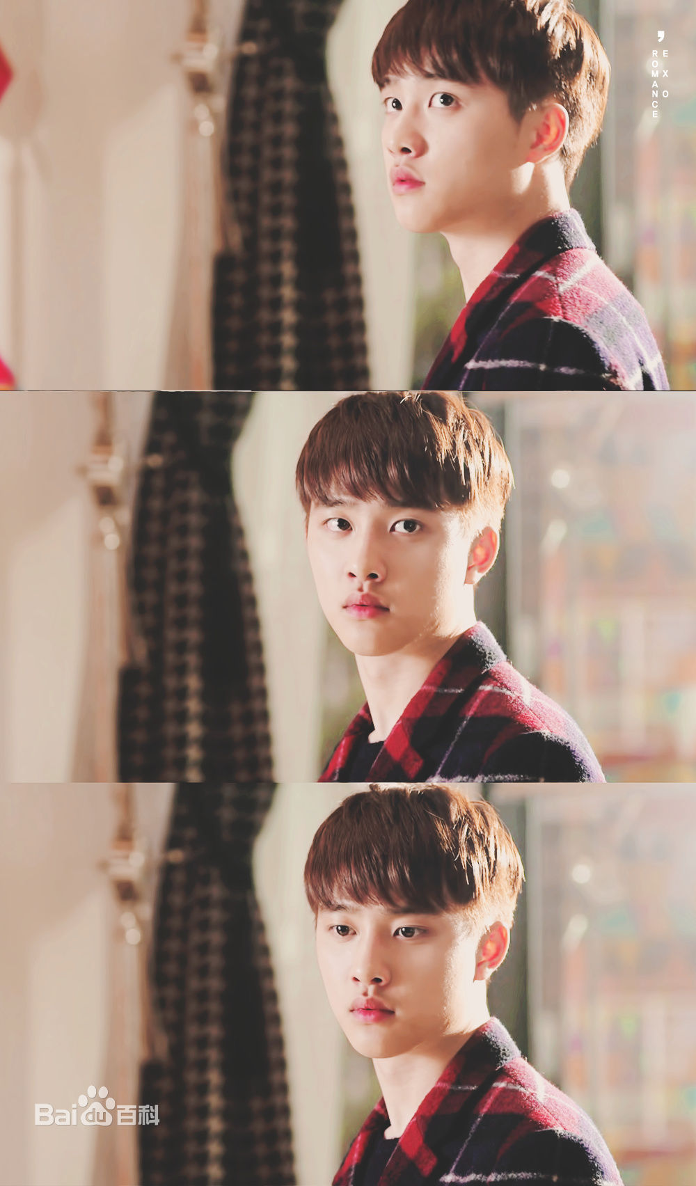 都敬秀(（韩文名）、Doh Kyungsoo、D.O.（官方艺名）、都暻秀（曾用名）、度庆洙（误译）)在网络剧-《我的邻居是EXO》图册中的