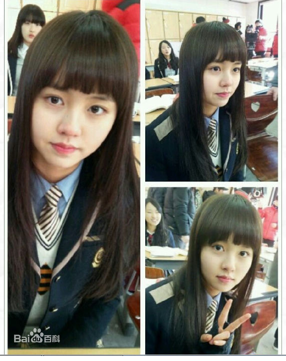 金所泫(，Kim So Hyun)金所炫校服照壁纸壁纸