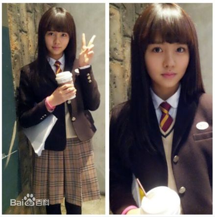 金所泫(，Kim So Hyun)金所炫校服照壁纸壁纸