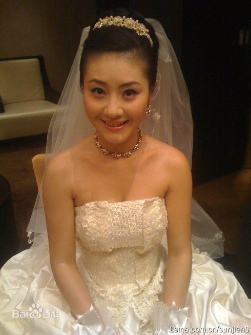 高清赵冉美丽的新娘图集