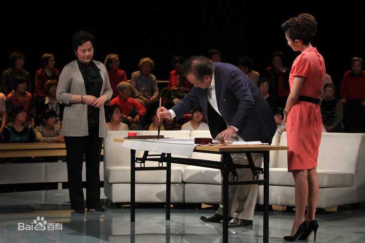 杨在葆及夫人座客北京电视台图片图集