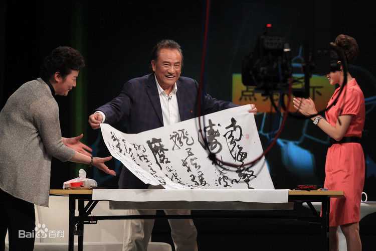 杨在葆及夫人座客北京电视台图片图集