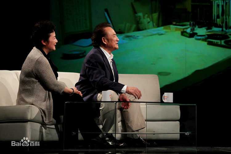 杨在葆及夫人座客北京电视台图片图集