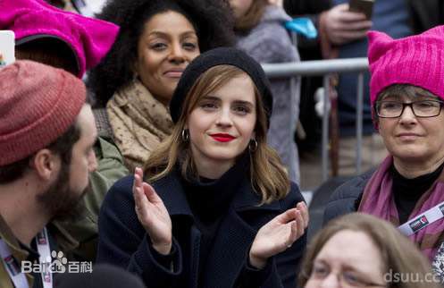 艾玛·沃特森(Emma Charlotte Duerre Watson)发表女权演讲前后照片