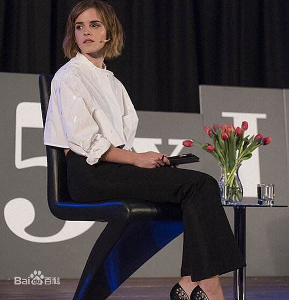 艾玛·沃特森(Emma Charlotte Duerre Watson)发表女权演讲前后照片