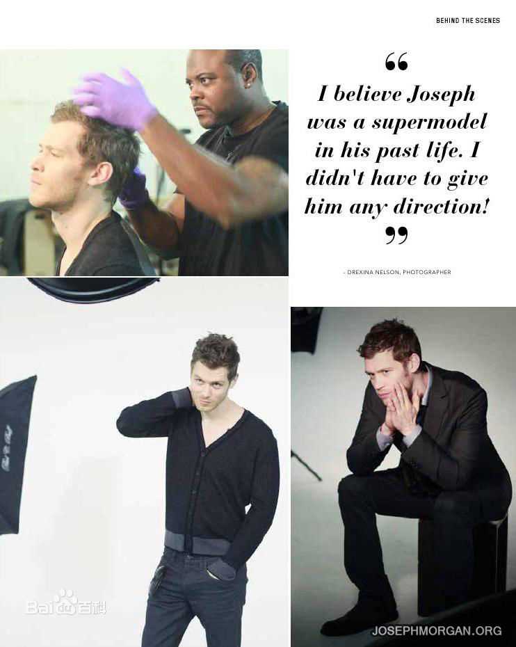 约瑟夫·摩根(Joseph Morgan)最新josephmorgan杂志图集