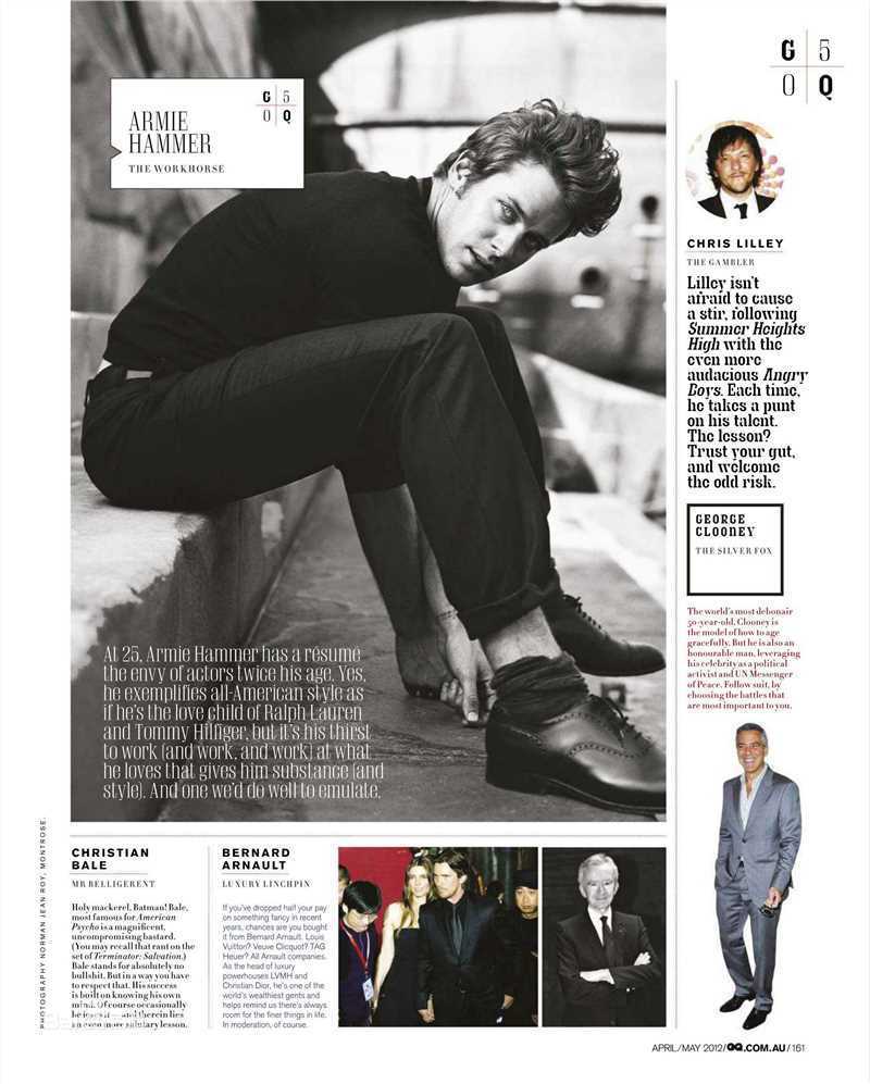最全艾米·汉莫(Armie Hammer)精彩图册