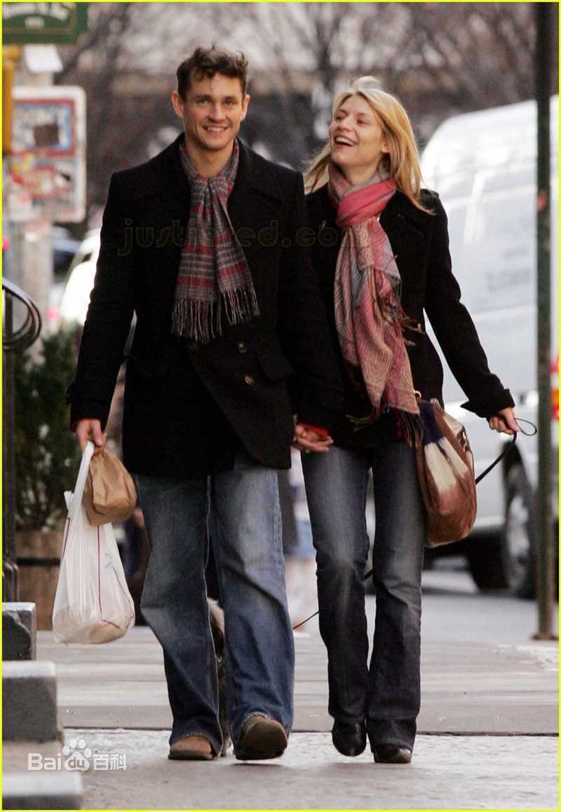 休·丹西(Hugh Dancy)与妻子素颜照相册