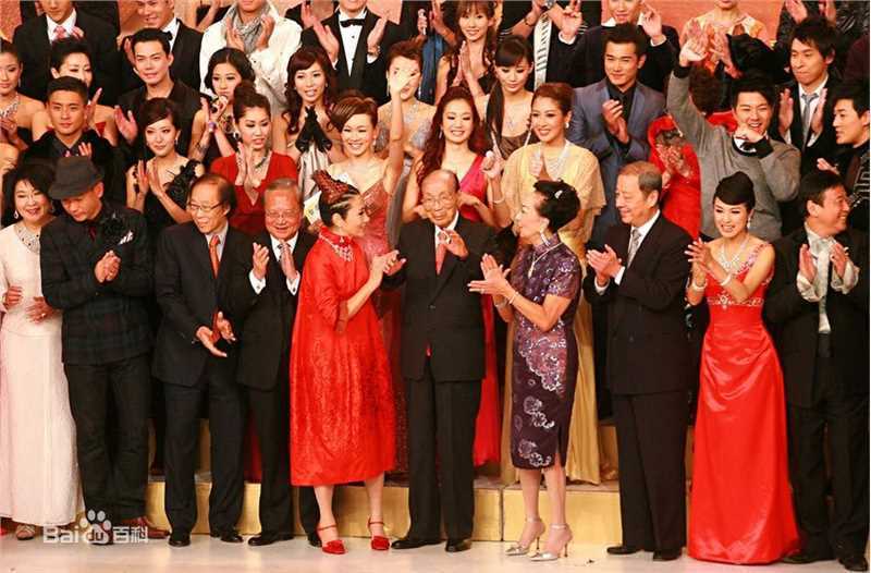 邵逸夫(Run Run)与邵氏演员生活照