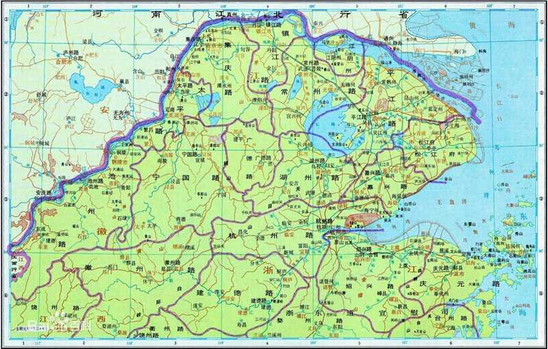 元朝(Yuan dynasty)地图图片图集