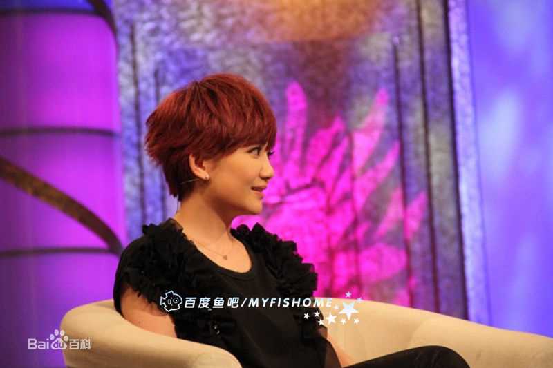 梁静茹(Fish Leong)2011.4.24 鲁豫有约前后照片