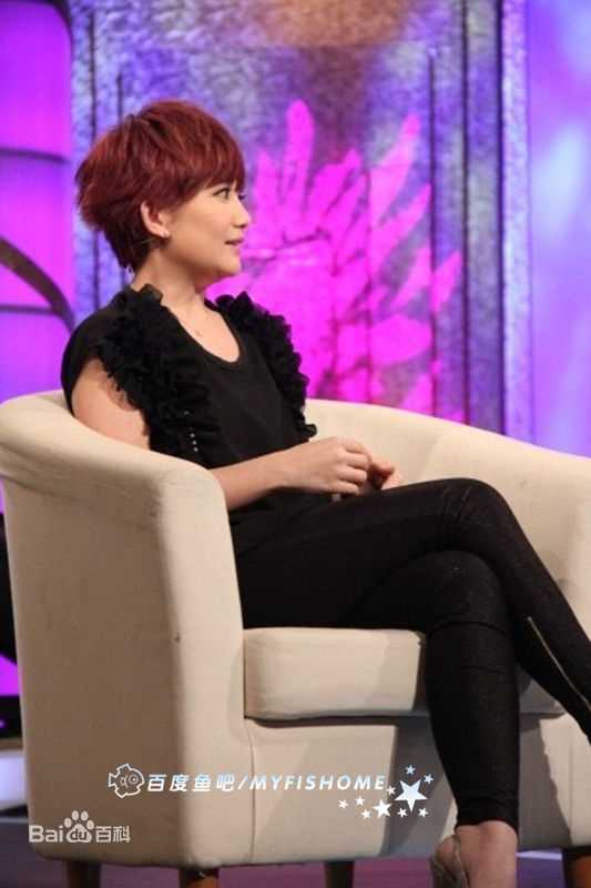 梁静茹(Fish Leong)2011.4.24 鲁豫有约前后照片