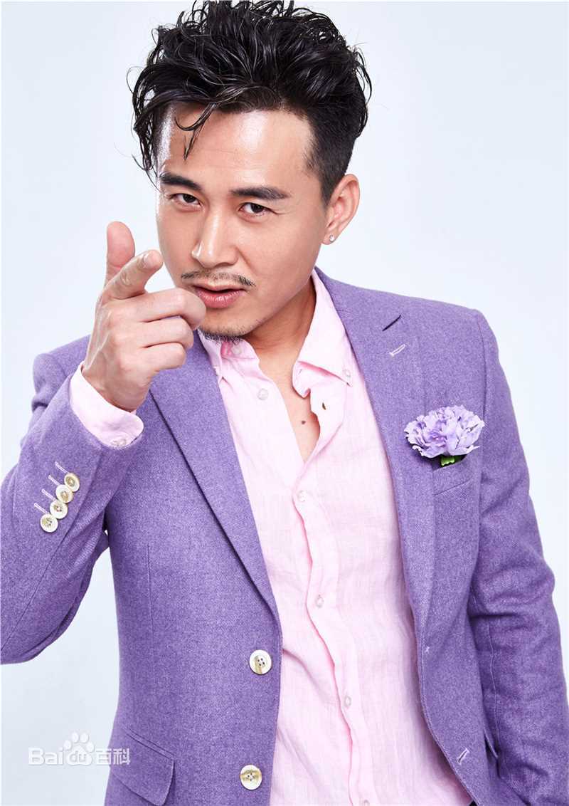 耿一正紫色西装图册