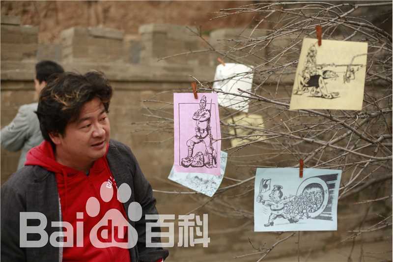 孙爱国导演片场前后照片