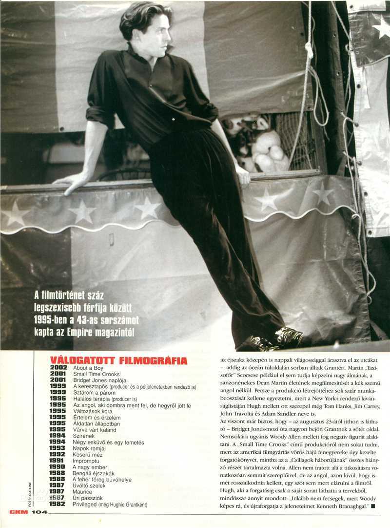 高清休·格兰特(Hugh Grant)精彩图册