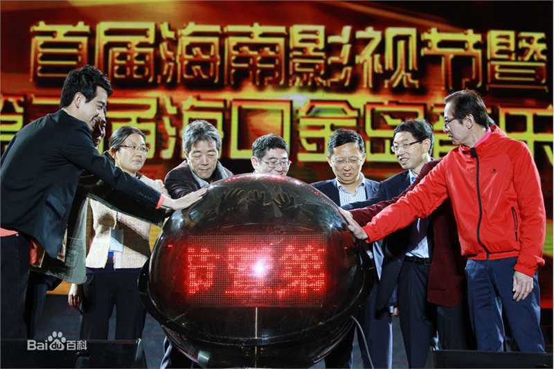 刘一辰海南第一届影视节影视创作高峰论坛照片前后照片