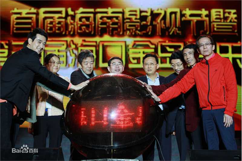 刘一辰海南第一届影视节影视创作高峰论坛照片前后照片