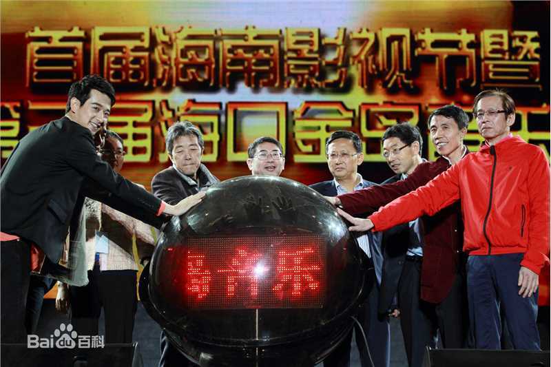 刘一辰海南第一届影视节影视创作高峰论坛照片前后照片